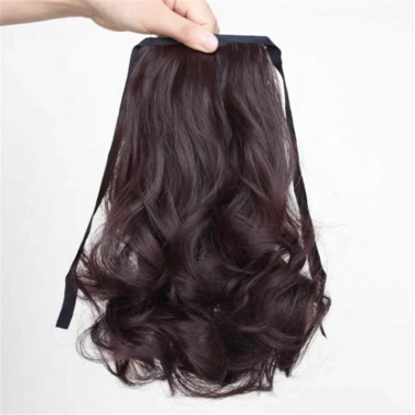 Tóc giả đuôi ngựa xoăn hoa lê nữ - Dài vừa, dễ điều chỉnh dây đeo, giảm giá 39.600đ