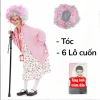 Tóc giả hoá trang bà già đóng phim - Giá chỉ 60.000, tặng lưới bảo vệ tóc 2