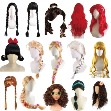 Tóc giả hoá trang cosplay - Đóng phim, diễn văn nghệ, Halloween, chỉ 189.000₫
