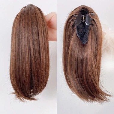 Tóc giả kẹp đuôi ngựa thẳng 30cm cho nữ - Phụ kiện thời trang giá ưu đãi 39.600 VND 6