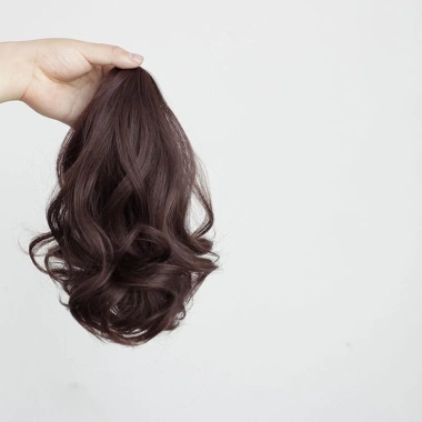 Tóc giả kẹp đuôi ngựa thẳng 30cm cho nữ - Phụ kiện thời trang giá ưu đãi 39.600 VND 10