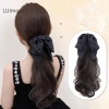 Tóc giả LUImo mô phỏng ruy băng nơ phồng xoăn, kẹp đuôi ngựa, nối dài 40cm SBS - Giá chỉ 52.596₫ 5