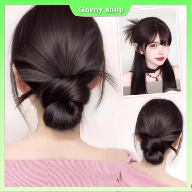 Tóc giả móng vuốt kẹp Updo lông tơ - Mở rộng tóc cho duoi ngua bun, giảm giá 43k 2