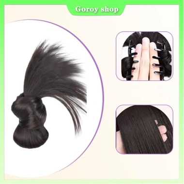 Tóc giả móng vuốt kẹp Updo lông tơ - Mở rộng tóc cho duoi ngua bun, giảm giá 43k 9