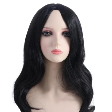 Tóc giả nam đen dài WEETW - Cosplay Halloween, Disco Anime Retro, giảm giá 217k 6