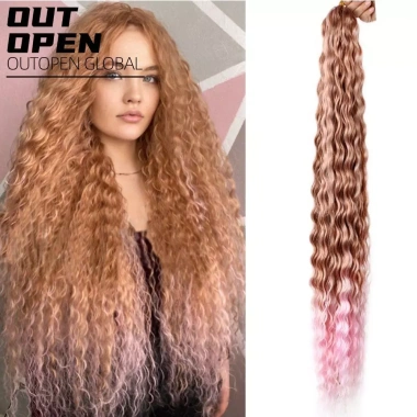 Tóc giả ngoài trời siêu nhẹ, mềm mại, dễ chải, sợi tổng hợp chịu nhiệt - thích hợp bím tóc móc, chỉ 106.056₫