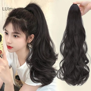 Tóc Giả Nữ Luimo Dài 35‑60cm Xoăn Đuôi Ngựa Kẹp Móng Vuốt SBS Giá 83.376 VND