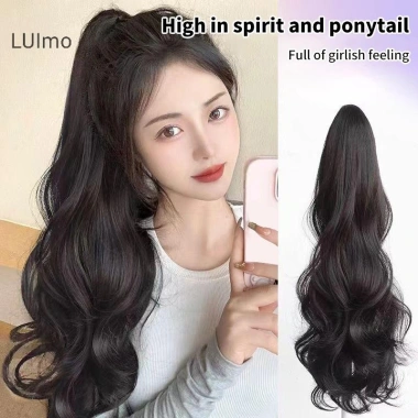 Tóc Giả Nữ Luimo Dài 35‑60cm Xoăn Đuôi Ngựa Kẹp Móng Vuốt SBS Giá 83.376 VND