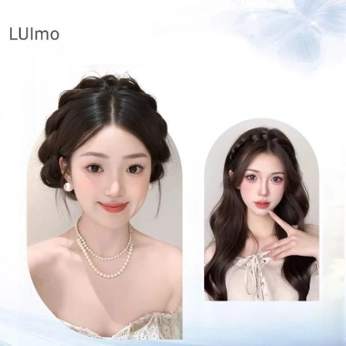 Tóc giả nữ tổng hợp bím vô hình phong cách Bohemian thời trang - Giá chỉ 59.508₫ | LUImo SBS