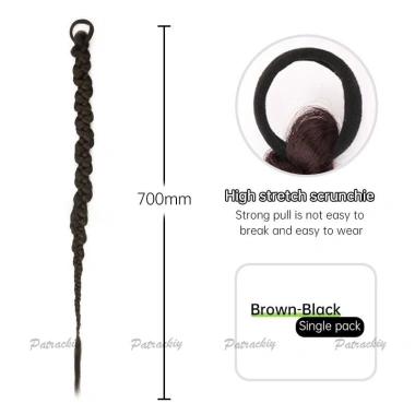Tóc Giả Tết Dài 70cm Thắt Bím Bện Kiểu Đuôi Ngựa - Giá Ưu Đãi 36.300₫