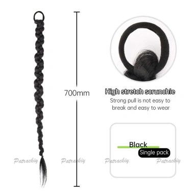 Tóc Giả Tết Dài 70cm Thắt Bím Bện Kiểu Đuôi Ngựa - Giá Ưu Đãi 36.300₫