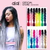 Tóc giả tết dài phối màu nổi bật phong cách Hàn Quốc teengirl - Giá chỉ 47.000 VND Qiqishop