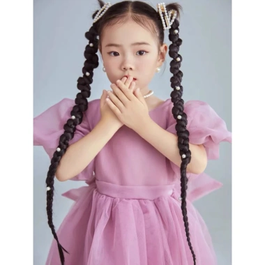 Tóc Giả Tết Đuôi Ngựa Dài 70cm TeenGirl MyBaby Giá 63.000 - Nhẹ Dễ Định Hình