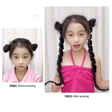 Tóc Giả Tết Đuôi Ngựa Dài 70cm TeenGirl MyBaby Giá 63.000 - Nhẹ Dễ Định Hình
