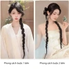 Tóc Giả Tết Hai Bím Xinh Xắn Đeo Nhanh, Đuôi Ngựa Dễ Thương 70cm Hottrend Giá 48k 8