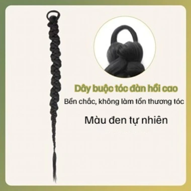 Tóc giả Tết kiểu Trung Quốc hiện đại bím xoắn thời trang kèm cài tóc tự nhiên - Giá chỉ 54.000₫ 7 Tóc giả Tết kiểu Trung Quốc hiện đại bím xoắn thời trang kèm cài tóc tự nhiên - Giá chỉ 54.000₫ 7