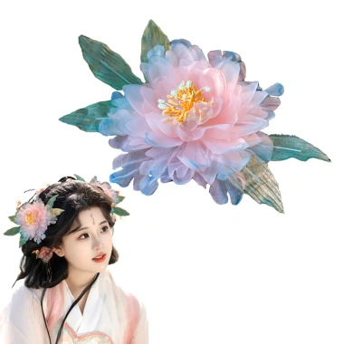 Tóc giả vintage gradient hoa tinh tế lấp lánh, phù hợp tóc dày và xoăn tạo kiểu 7 Tóc giả vintage gradient hoa tinh tế lấp lánh, phù hợp tóc dày và xoăn tạo kiểu 7