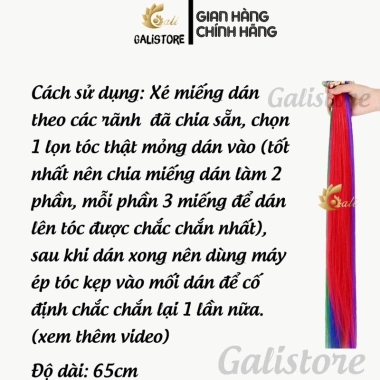 Tóc Light Dán Xám Khói Cao Cấp Giống Tóc Thật - Uốn Ép Được, Giá 25.000₫ (Giảm 5.250₫)