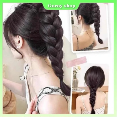 Tóc Xoăn Cao Đuôi Ngựa Phong Cách Trung Hoa - Grabber Xoắn Bím Nhân Tạo Giá 62.700₫ 3