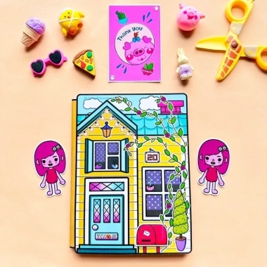 Toca Life World Book Toca Boca Nhà Vàng Squishy, Búp Bê Giấy Blackpink, Giá Ưu Đãi 85.000 VND 2