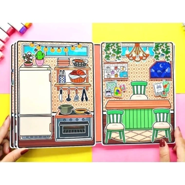 Toca Life World Chocolate House - Đồ chơi nhà búp bê giấy, giảm 85.000₫ 4