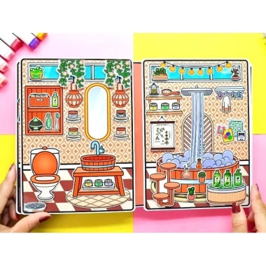 Toca Life World Chocolate House - Đồ chơi nhà búp bê giấy, giảm 85.000₫ 5