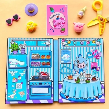 Toca Life World Ngôi Nhà Chú Chó Toca Cinnamon - Đồ chơi giấy búp bê đáng yêu, giảm 85.000₫ 6