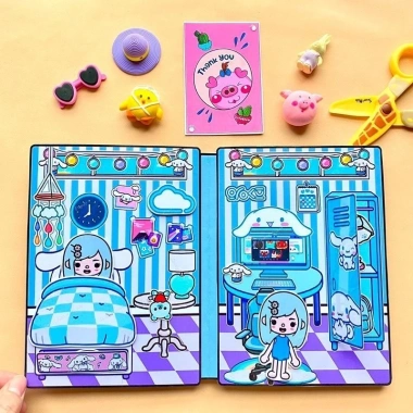 Toca Life World Ngôi Nhà Chú Chó Toca Cinnamon - Đồ chơi giấy búp bê đáng yêu, giảm 85.000₫ 8