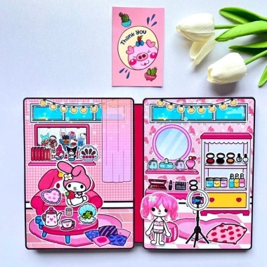 Toca Life World & Toca Boca Melody Squishy - Búp bê giấy DIY Blackpink, nhà mini, giảm còn 80.000₫ 5