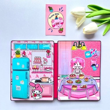 Toca Life World & Toca Boca Melody Squishy - Búp bê giấy DIY Blackpink, nhà mini, giảm còn 80.000₫ 6