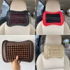 TOEX Gối Tựa Hạt Gỗ Massage Ô Tô Cao Su Non Nguyên Khối 4 Màu - Giá 169k