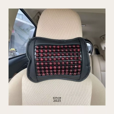 TOEX Gối Tựa Hạt Gỗ Massage Ô Tô Cao Su Non Nguyên Khối 4 Màu - Giá 169k