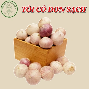 Tỏi Cô Đơn Size Trung 1kg Sạch Vỏ Bụi, Củ Thơm Nồng - Giá 59k giảm từ 70.8k Hành Tỏi A Mẫn Tỏi Cô Đơn Size Trung 1kg Sạch Vỏ Bụi, Củ Thơm Nồng - Giá 59k giảm từ 70.8k Hành Tỏi A Mẫn