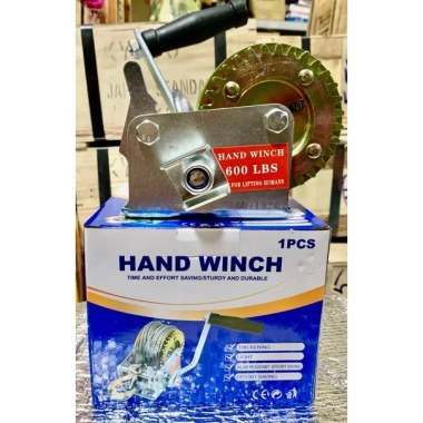 Tời Quay Tay 1.400 LBS (635kg) Khoá 1 Chiều Thủ Công - Hàng Mới, Giá Ưu Đãi 310.000₫ 8