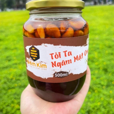 Tỏi Ta Ngâm Mật Ong Điềm Kim 500ml Giảm Giá Đặc Biệt 105.000đ Tăng Sức Đề Kháng, Dinh Dưỡng Tự Nhiên
