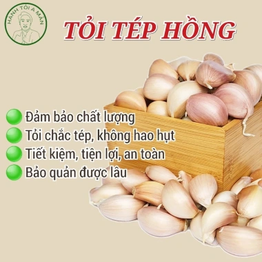 Tỏi Tép Hồng 1Kg - Tỏi Khô Rời Thơm Ngon, Tiện Lợi, Giá 38.000đ Hành Tỏi A Mẫn 2