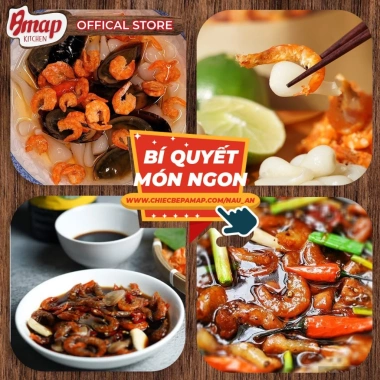 Tôm Đất Khô Dai Ngọt Cà Mau 100-200-500g Đặc Sản AMAP Giá chỉ 228.000 VND