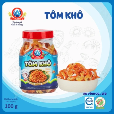 Tôm khô An Vĩnh Food đặc sản biển Việt Nam tươi đỏ tự nhiên, thơm ngon, 100-400g - Giá ưu đãi 118.000đ 9 Tôm khô An Vĩnh Food đặc sản biển Việt Nam tươi đỏ tự nhiên, thơm ngon, 100-400g - Giá ưu đãi 118.000đ 9