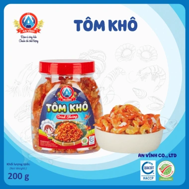 Tôm khô An Vĩnh Food đặc sản biển Việt Nam tươi đỏ tự nhiên, thơm ngon, 100-400g - Giá ưu đãi 118.000đ