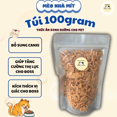 Tôm khô sấy giảm mùi phân, hỗ trợ tiêu hoá, giảm rụng lông cho mèo - 43.000 VND 3