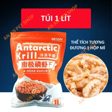 Tôm Nam Cực Sấy Khô BESSN Krill Đạm Cao, Tăng Màu, Tăng Trọng - Giá 39.000₫ 7