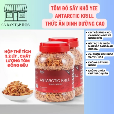 Tôm Nam Cực Sấy Khô YEE Antarctic Krill Đạm Cao Tăng Màu, Tăng Size Cá 269k 3