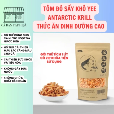 Tôm Nam Cực Sấy Khô YEE Antarctic Krill Đạm Cao Tăng Màu, Tăng Size Cá 269k 4