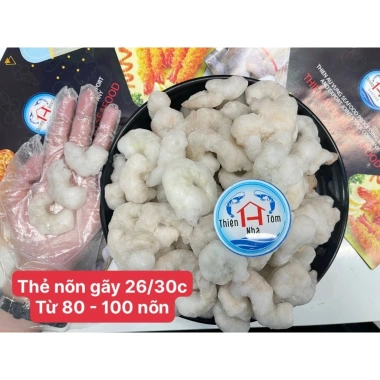 Tôm nõn gãy đông lạnh 1kg Thiện Nhà Tôm - Giao nhanh siêu tốc HCM Food, giá chỉ 66.000₫ (giảm từ 83.160₫) 4 Tôm nõn gãy đông lạnh 1kg Thiện Nhà Tôm - Giao nhanh siêu tốc HCM Food, giá chỉ 66.000₫ (giảm từ 83.160₫) 4