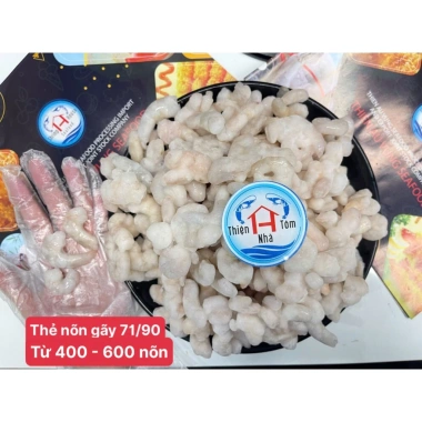 Tôm nõn gãy đông lạnh 1kg Thiện Nhà Tôm - Giao nhanh siêu tốc HCM Food, giá chỉ 66.000₫ (giảm từ 83.160₫)