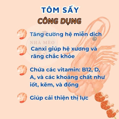 Tôm sấy cho chó mèo - giảm mùi, hỗ trợ tiêu hoá, giảm rụng lông, cho Boss chỉ 42.000đ 2