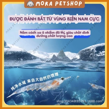 Tôm sấy đông khô giàu canxi - Hỗ trợ tiêu hoá cho chó, mèo, hamster, rùa - 40.000đ 2
