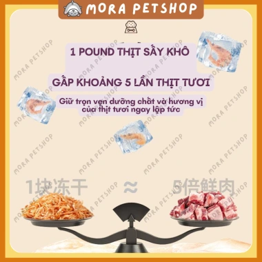 Tôm sấy đông khô giàu canxi - Hỗ trợ tiêu hoá cho chó, mèo, hamster, rùa - 40.000đ 4