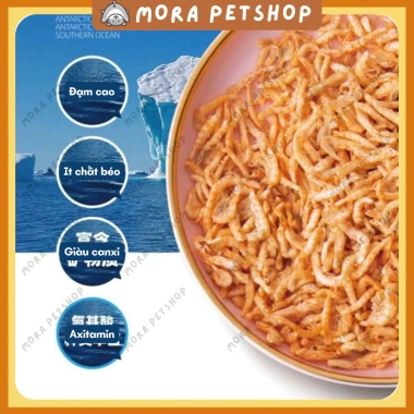 Tôm sấy đông khô giàu canxi - Hỗ trợ tiêu hoá cho chó, mèo, hamster, rùa - 40.000đ 7