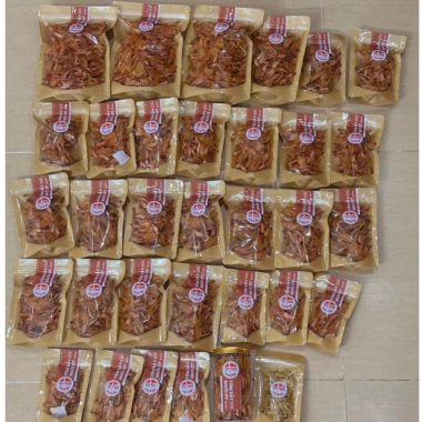 Tôm sấy khô tẩm muối ớt cay cay 500g - Ăn liền thơm ngon, giảm giá 329k